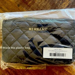 MZ Wallace navy blue wristlet